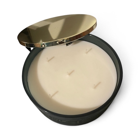 DW Home Ninety Six Winter Pine & Balsam Candle • 31.7 oz • Green Glass Gold Lid - Picture 2 of 4